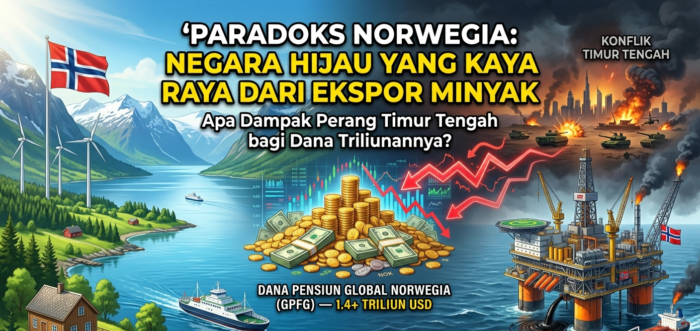 Paradoks Norwegia: Negara Hijau yang Kaya Raya dari Ekspor Minyak — Apa Dampak Perang Timur Tengah bagi Dana Triliunannya?
