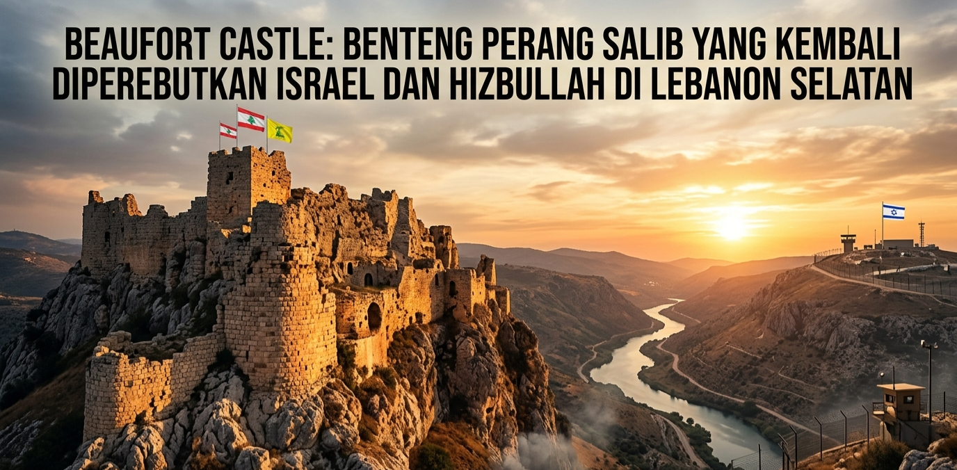 Beaufort Castle: Benteng Perang Salib yang Kembali Diperebutkan Israel dan Hizbullah di Lebanon Selatan