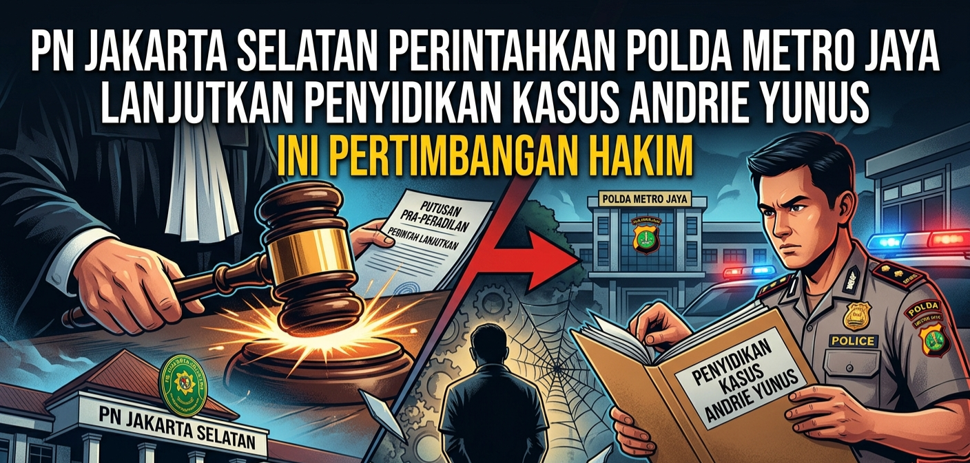 PN Jakarta Selatan Perintahkan Polda Metro Jaya Lanjutkan Penyidikan Kasus Andrie Yunus, Ini Pertimbangan Hakim