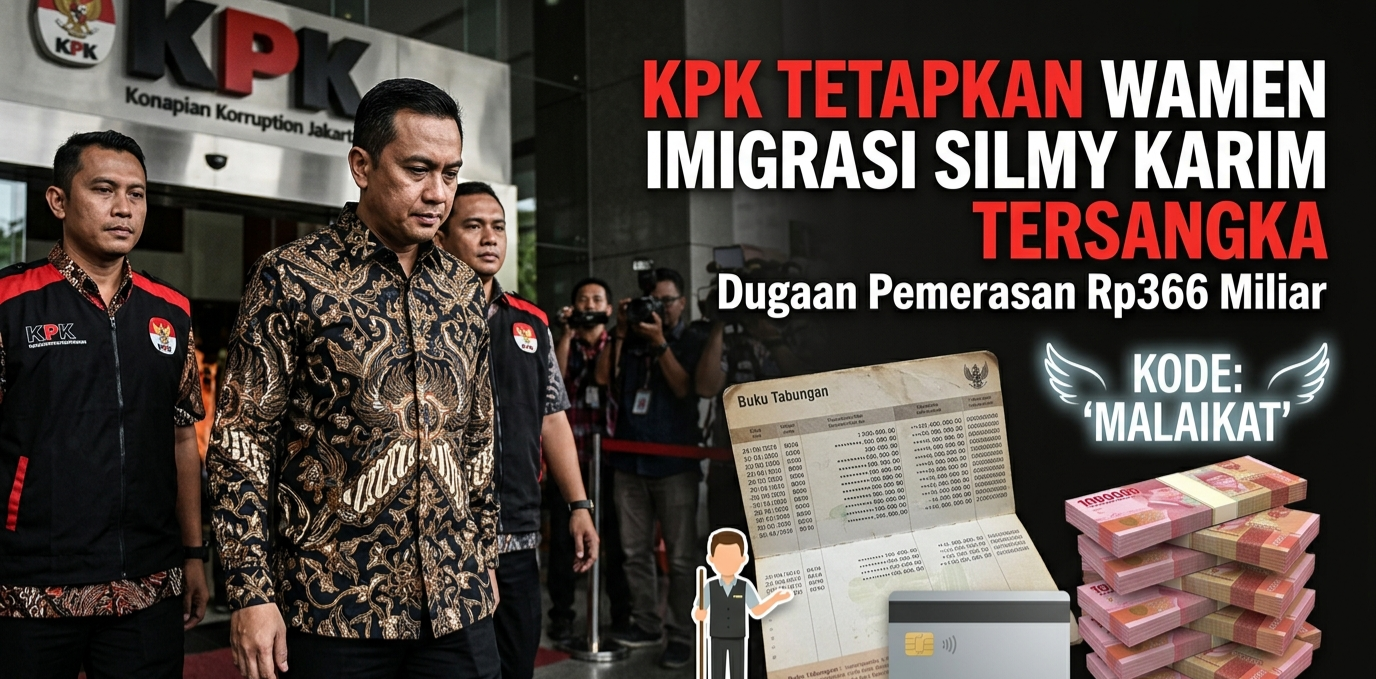 KPK Tetapkan Wamen Imigrasi Silmy Karim Tersangka: Modus Pemerasan Rp366 Miliar, dari Rekening Office Boy hingga Kode Rahasia “Malaikat”