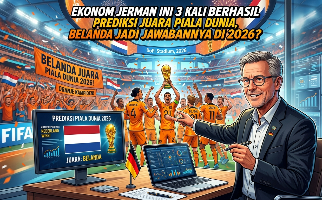 Ekonom Jerman Ini 3 Kali Berhasil Prediksi Juara Piala Dunia, Belanda Jadi Jawabannya di 2026?