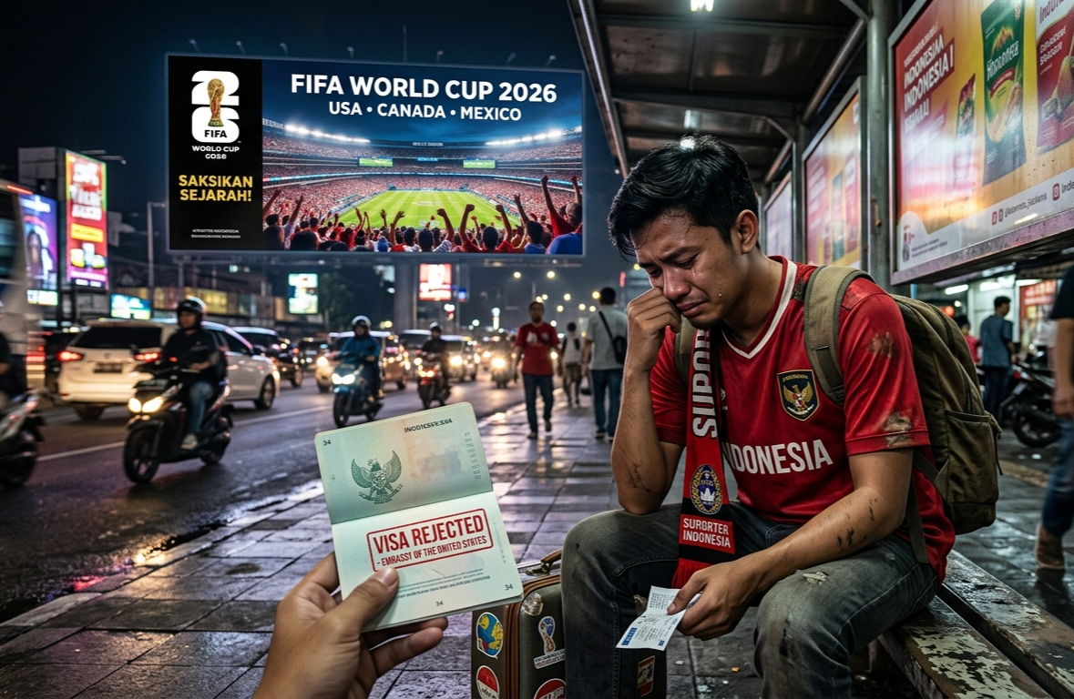 Impian Menonton Piala Dunia 2026 Pupus karena Visa AS, Suporter Kecewa