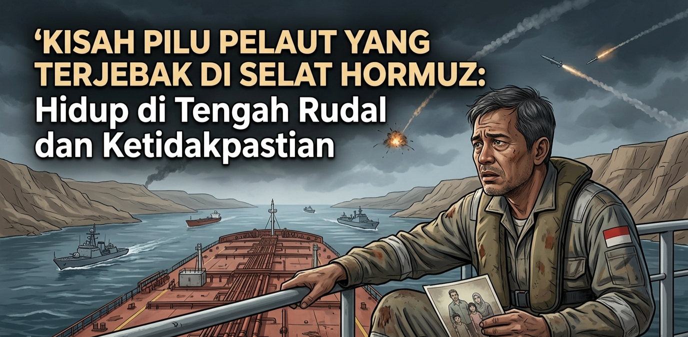 Kisah Pilu Pelaut yang Terjebak di Selat Hormuz: Hidup di Tengah Rudal dan Ketidakpastian