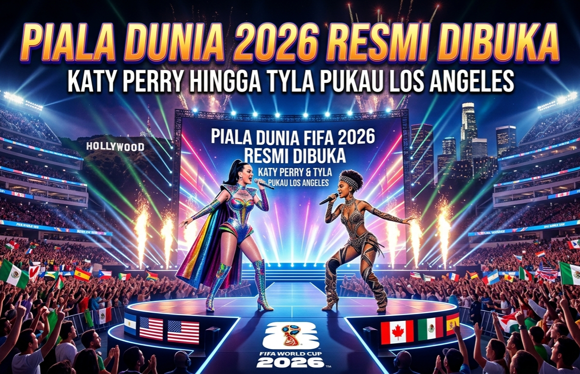 Piala Dunia 2026 Resmi Dibuka, Katy Perry hingga Tyla Pukau Los Angeles