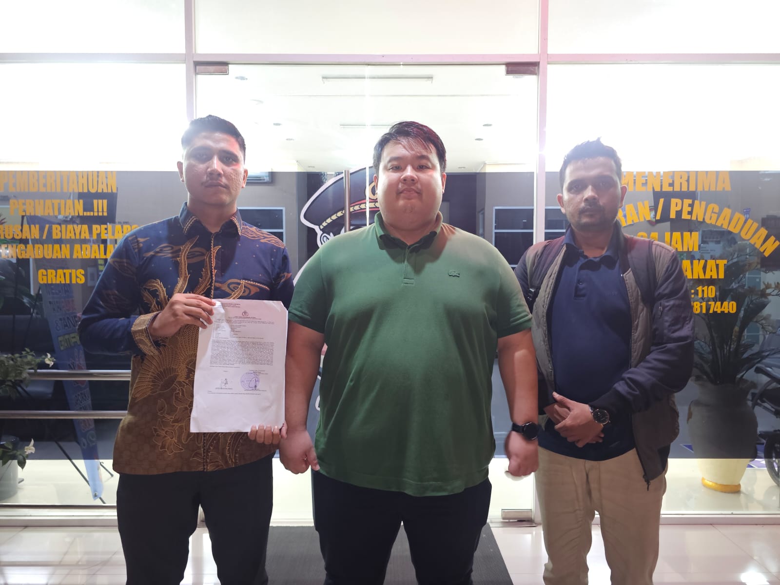 Jefrey Agutono Ariska Resmi Laporkan Penyebar Hoaks “TNI Curi Lembu” ke Polda Sumut