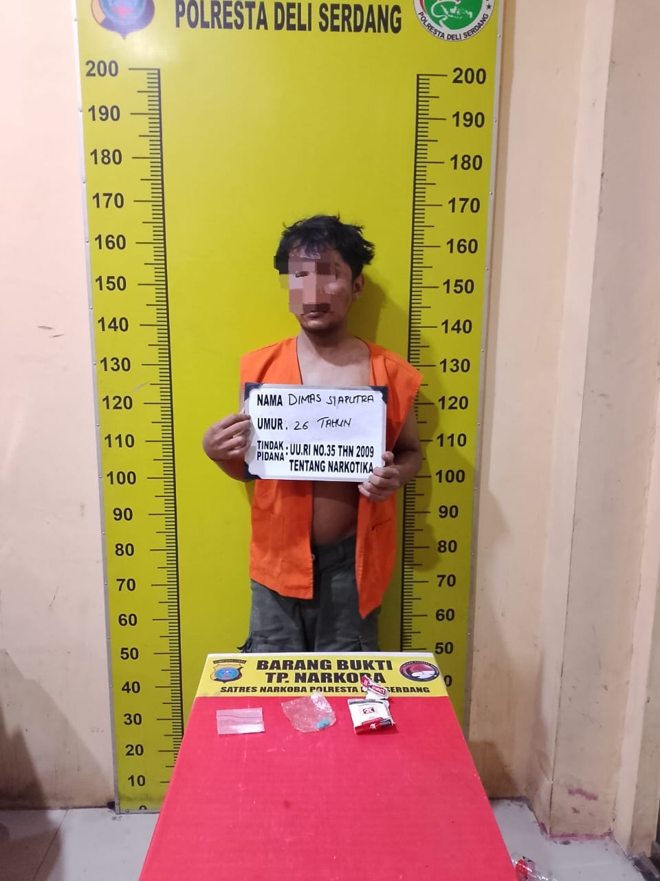 Miliki Sabu dan Coba Kabur, Pria di Deli Serdang Dibekuk Polisi