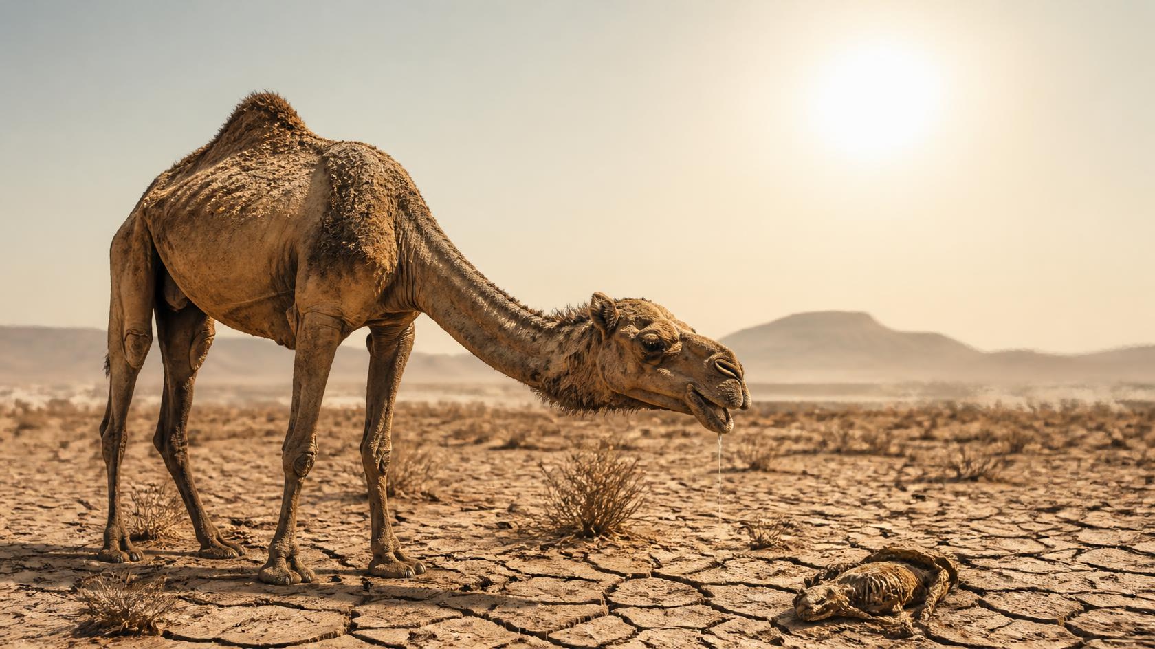 Bukan Sekadar Hewan Tangguh: Dampak Panas Ekstrem pada Unta di Afrika yang Mengkhawatirkan