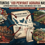 Bedah Tuntas “100 Penyakit Agraria Nasional”: Laporan Investigasi, Litigasi, dan Mediasi 2024–2026