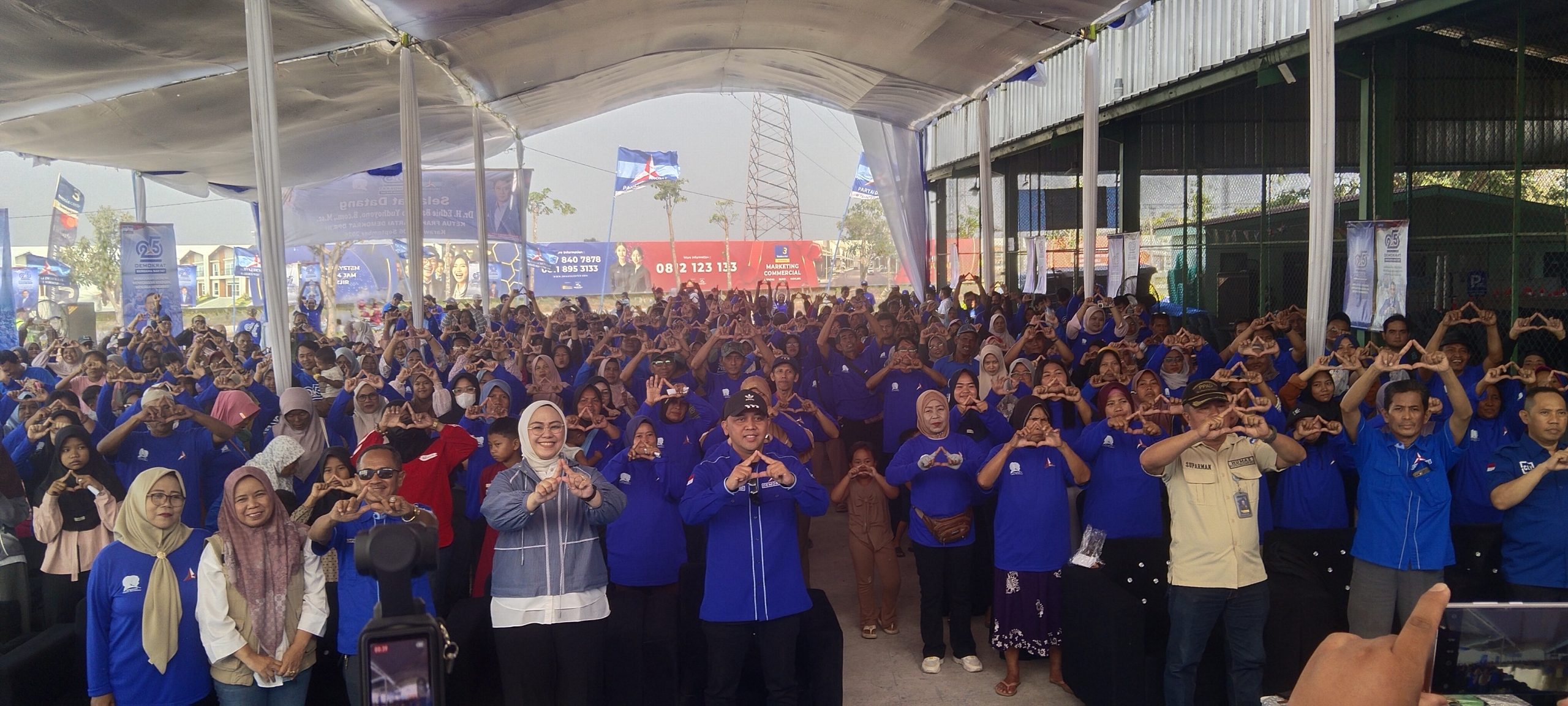 Suara Partai Demokrat untuk Rakyat: Menandai 25 Tahun Partai Demokrat dengan Aksi Nyata Kesehatan dan Pesan Keadilan di Karawang