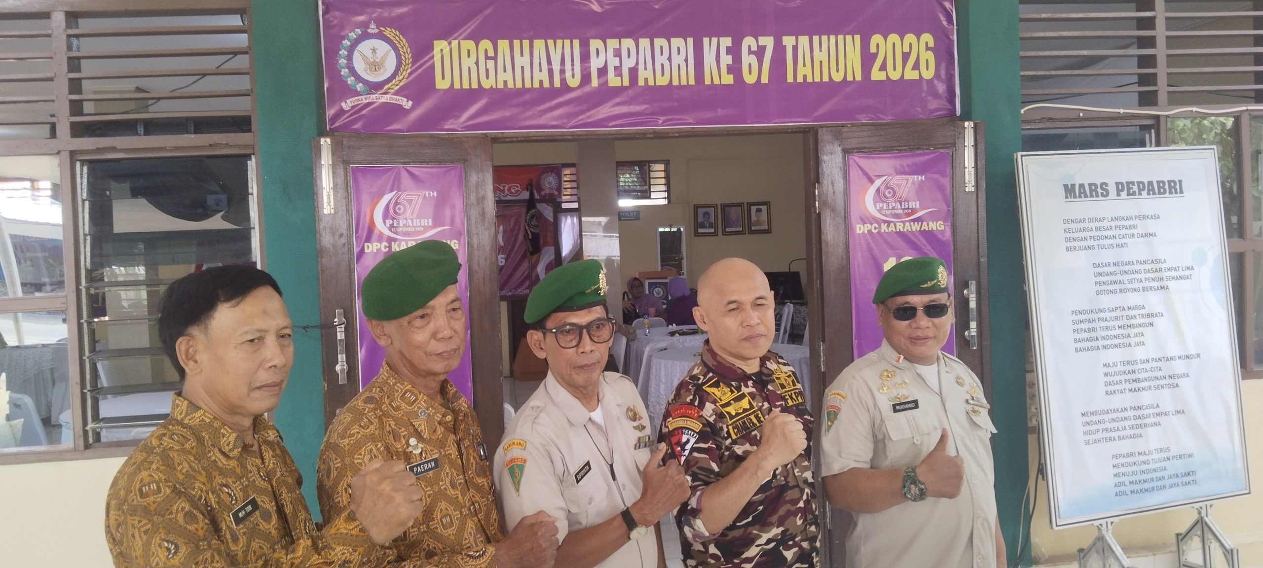 Api Perjuangan Tanpa Padam: Pepabril Karawang Rayakan HUT ke-67 dengan Semangat Sapta Marga