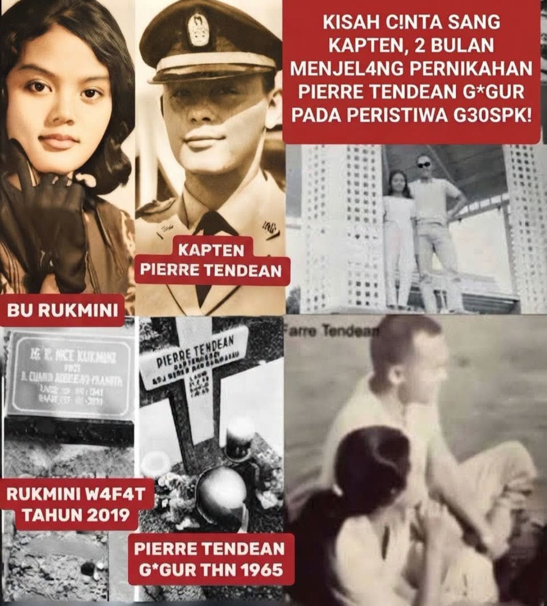 Asmara Terenggut Sejarah: Kisah Cinta Tragis Pierre Tendean dan Rukmini