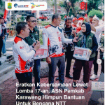 Meriahkan HUT RI, ASN Pemkab Karawang Himpun Donasi untuk Korban Bencana NTT
