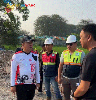 WAJAH BARU GERBANG KARAWANG: Bupati Aep Syaepuloh Pimpin Transformasi Total Interchange Karawang Timur