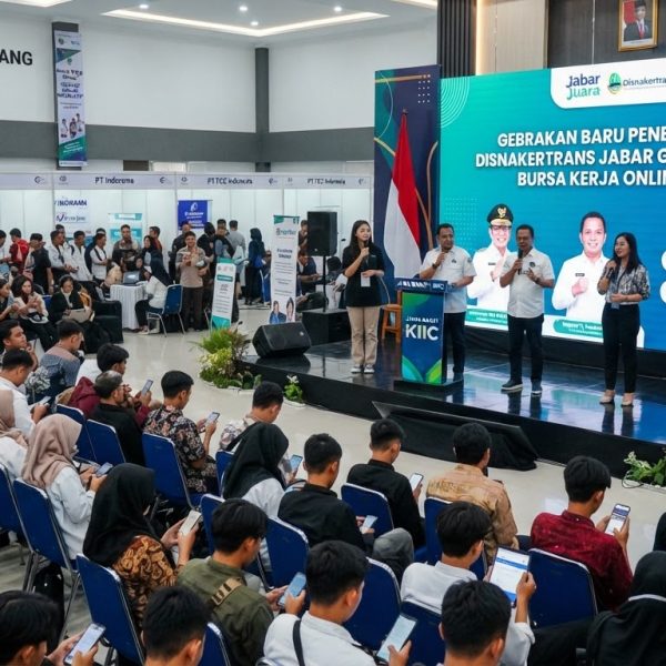 Gebrakan Baru Penempatan Kerja, Disnakertrans Jabar Gandeng KIIC Gelar Bursa Kerja Online Interaktif